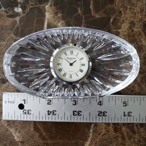 Waterford crystal clock.